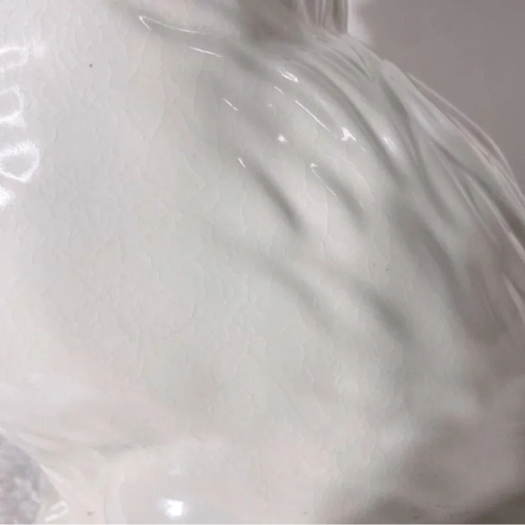 Vintage Ceramic  Blue Eyed Persian Cat Statue Kitty Meow - Picture 12 of 16